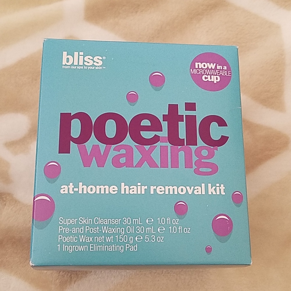 Bliss poetic waxing kit